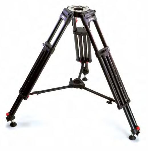 www.sachtler.com Flat Base efp / OB Aluminium OB 2000 For heavy loads Pedestals Payload: up to 140 kg / 309 lbs Single extension with rotary clamp Height: 66 to 124 cm / 26" to 48.