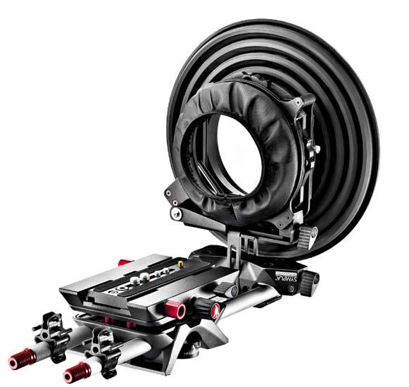 MVA512WK-1 FLEXIBLE MATTEBOX SYSTEM The multi-purpose Flexible Mattebox holds 4x4 filters and protects the lens from stray