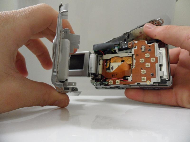 When reassembling the camera, remember to replace the screws in the same location