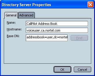 The LDAP Directory Servers window appears. 6 Click Add. The Directory Server Properties dialog box appears.