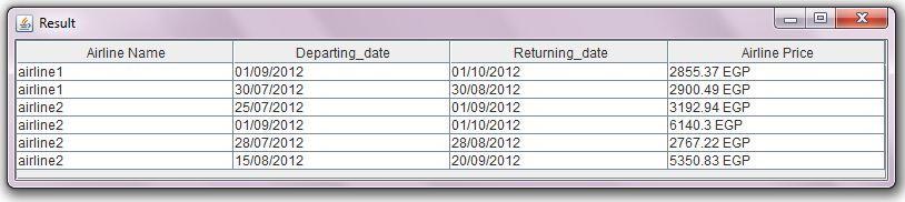 airline_temporal table ) the currency is in EUR if departing date <= 01/08/2012 and changed from EUR to AED when departing date > 01/08/2012.