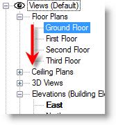 application Floor Levels (project vs. shared) Ceiling Levels (project vs.