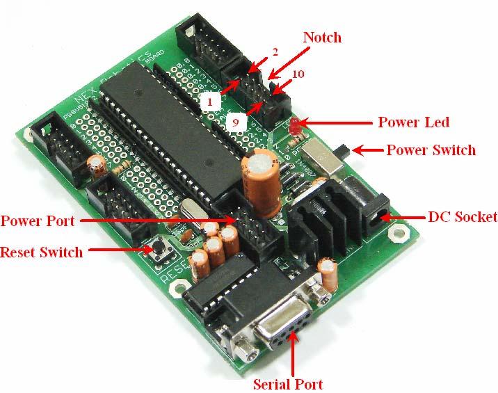 Specifications Microcontroller: P89V51RD2 with 11.