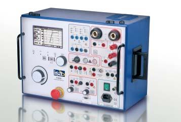 Two portable units: control and current units High current output: up to 2000 A, 3000 A and 5000 A Variable output frequency: 15-500 Hz CT ratio, burden and polarity test IEC 61850-9-2 sample values