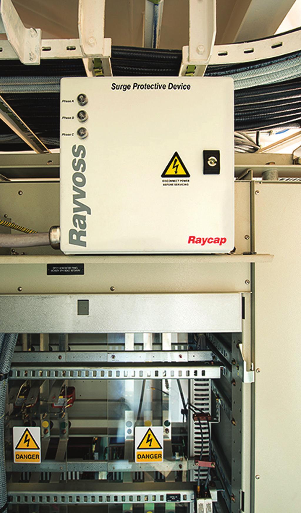 Rayvoss Systems Best overall protection for the installation Strikesorb s capability to be installed in-line even in the case of very high short-circuit currents, eliminates the need