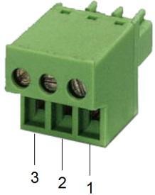 TB3 Bottom: Power Supply Outputs TB3 Bottom: 3-Point Terminal Block Pin # Symbol Function