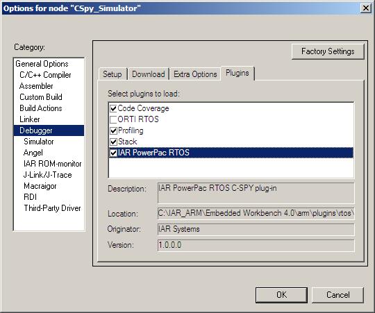 RTOS-aware debugging This chapter describes the IAR PowerPac RTOS C-SPY plug-in and its capabilities in greater detail.