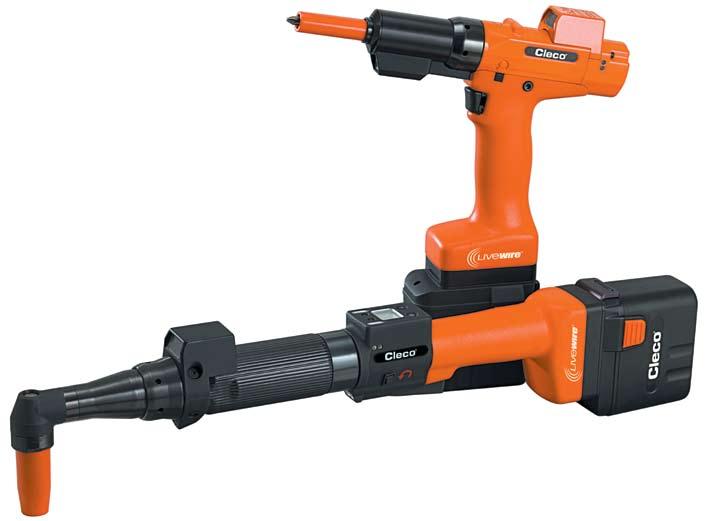 Cleco 17B & 47B Cordless Tool Specifications Free Weight* Torque Range Speed Less Battery Output Length Model Number ft. lbs. Nm RPM lbs. kg Drive Size in. mm Voltage Pistol Tool Series 17BPWB05Q 2.