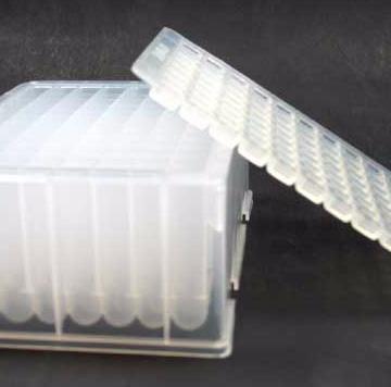 1: Ritter Deep Well Plates 1ml with sealed lids Ritter Deep Well Plates 2 ml Description: Ritter 2 ml deep well plates for 96 samples with sealed flexible lids.