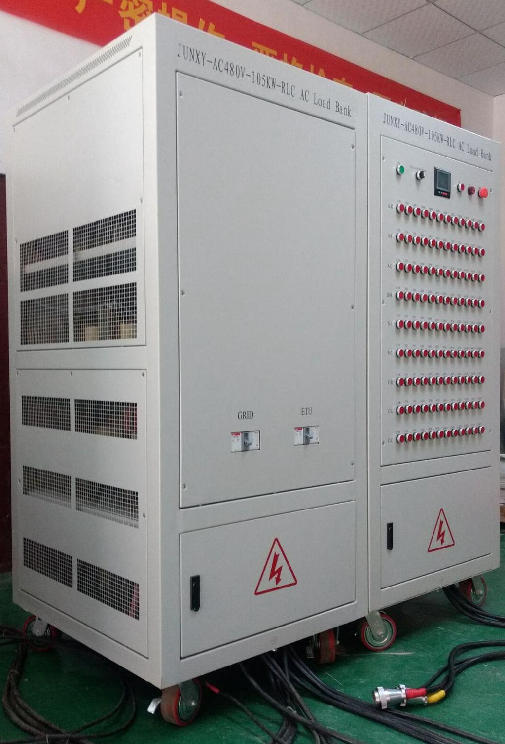 JUNXY Series Resistive & Reactive AC Load Banks It is really critical that your standby power system say UPS(uninterrupted power supply), battery bank, generator, transformers, inverter etc working