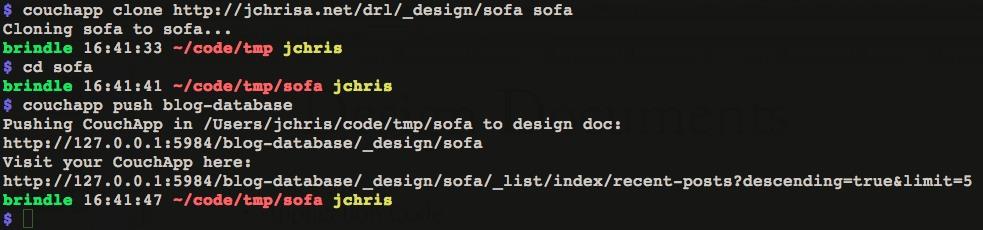 Design Documents Application Code JSON