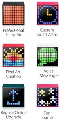 It s a fine-tuned Bluetooth speaker, a pixel art canvas, a