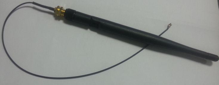 4. Supplied accessories 2dbm external antenna with RF cable ties 6PIN and 8PIN pin male and female