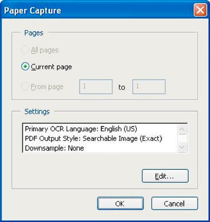 Section Five: Creating Accessible PDF Documents from Scanned Documents 37 Using Paper Capture to create accessible PDF documents from scanned PDF documents Documents that you scan directly into Adobe