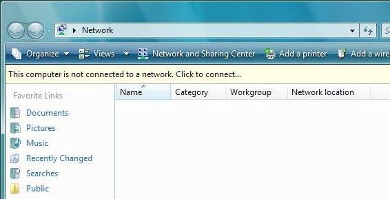 Network Configuration Configuring PC in Windows Vista 1. 2.