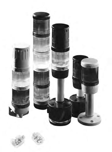 impact-resistant polycarbonate Tube mountings with aluminum or stainless steel tubes, 5-80 cm long (2-31.