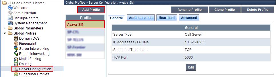 7.7. Server Configuration A server configuration profile defines the attributes of the physical server.