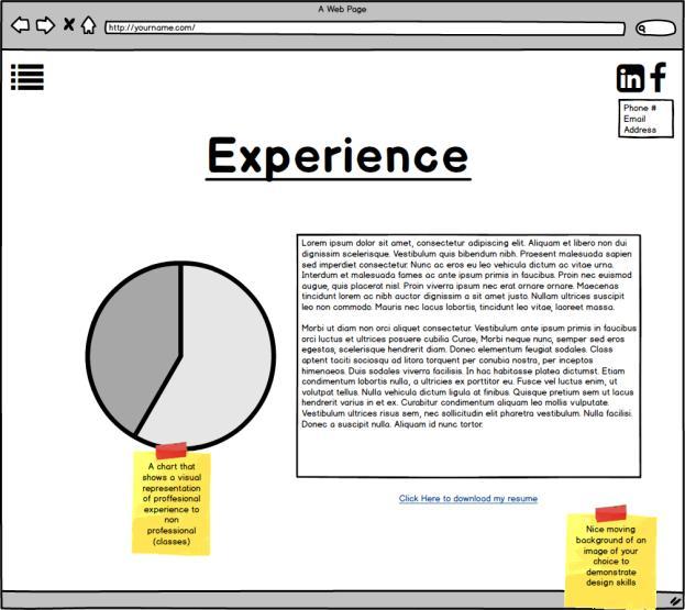 D. Experience Page