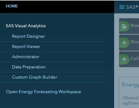 Import the SAS Package for EF Sample Reports using SAS Management Console. 3. Install EF Sample Reports using SAS Visual Analytics.
