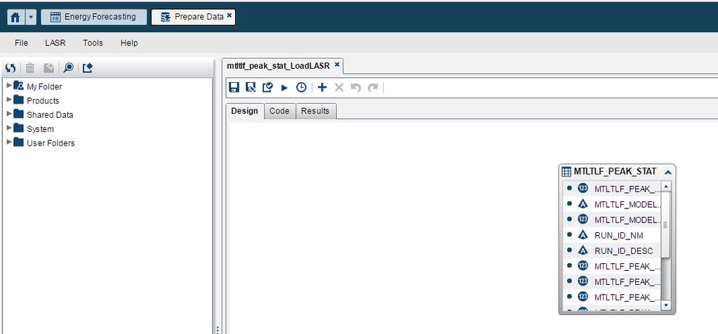 data query. There is no need to see the data so click No. Close the load data query and return to the SAS Home page.