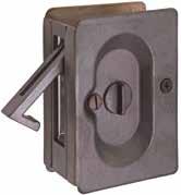 All other doorbell button rosettes are the same dimensions as the passage/privacy rosettes.