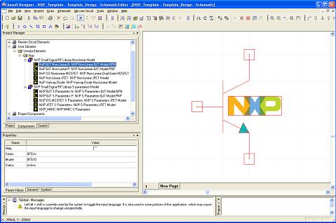 component NXP BJT Non-Linear N on