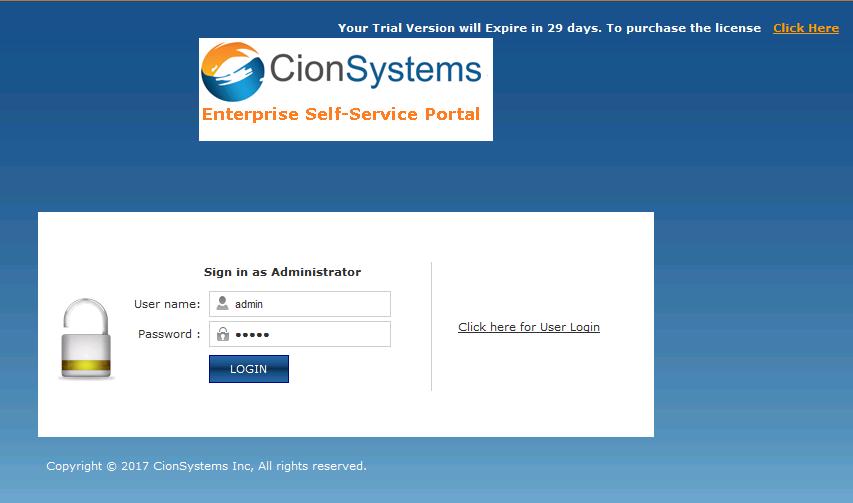 Configuring Enterprise Self-Service Portal Admin configures the Enterprise Self-Service Portal, audit, customize the portals, manage users, and delegate authority via the Administrative Portal. 1.