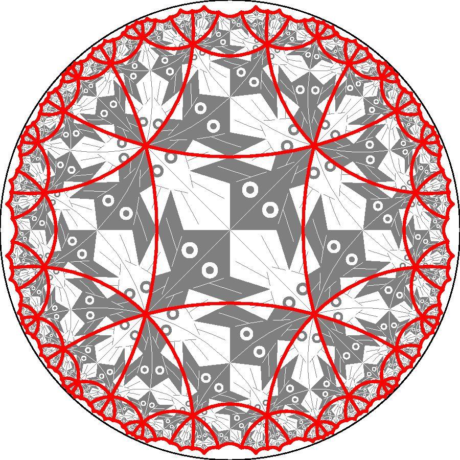 The Dutch artist M.C. Escher drew patterns on several closed polyhedra [Schattschneider04].