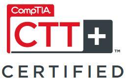 This is a CompTIA Certification The IT industry was first to endorse