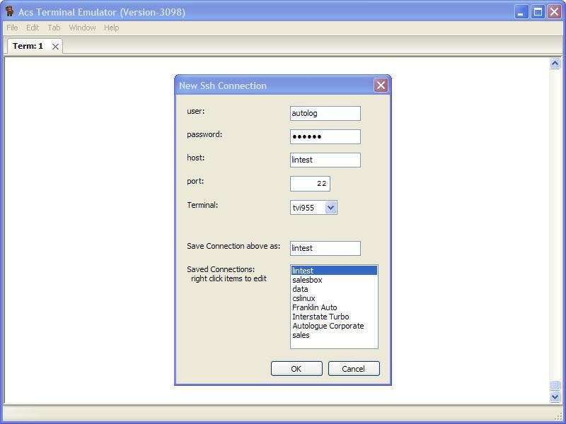 Configuring The Emulator 75. Left click within the user: field and enter in the user name to be logged in with. Example: admin, str1, str2, tony. 76.