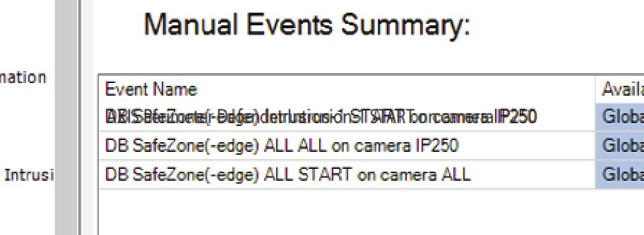 For example, if the camera is named Right Entrance Camera, use