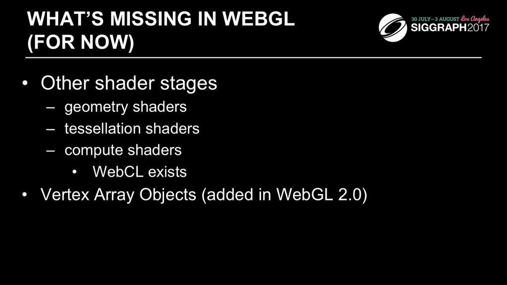 WebGL 2.0 is now supported in almost all browsers.