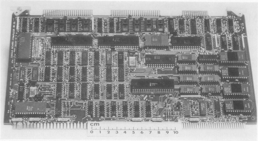 494 Fig. 1 ntel SBC 80/20/4. A typical single board computer module.