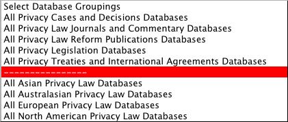 User Guide to WorldLII s International Privacy Law Library 5 Regular plurals, and singulars, are searched automatically title ( ) Search term must be in title of document title (cctv) firearm =
