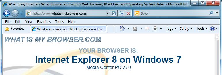 Step 1: Check your browser version 1. Type www.whatismybrowser.com at the address bar and press Enter. 2.