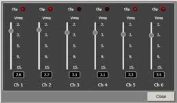 By clicking on Settings you can choose the parametric equalizer pole where you can operate and vary the Q factor by acting on the