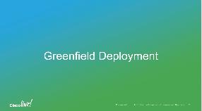 Greenfield Deployment Flowchart Start GSW Step 1: From Infrastructure Setup Menu start
