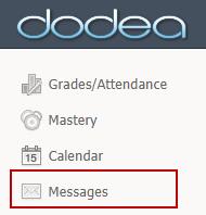 Messages You will receive messages from course and group administrators as well as anyone in DoDEA enrolled in Schoology.