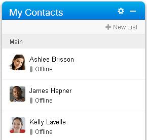Get Started with Cisco WebEx Social 4. Contact the person using the action buttons on their contact card or profile page.