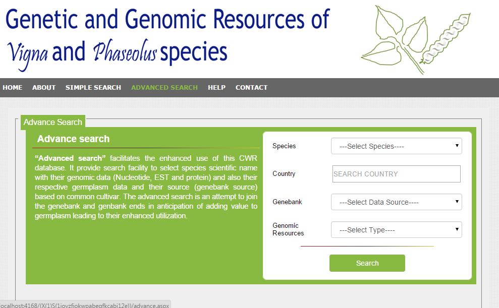 protein) and also their respective germplasm data and their source (genebank source) based on common
