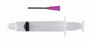 Qty Order Number Price 1 pen 10 or more 202734-000 $2.75 $2.60 ea Syringes and Blunt-Tip Needles 5-cc syringes for gel application. 20 syringes per pack.