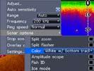 Sonar Operation Noise Rejection: counteracts sonar signal interference by reducing onscreen clutter.