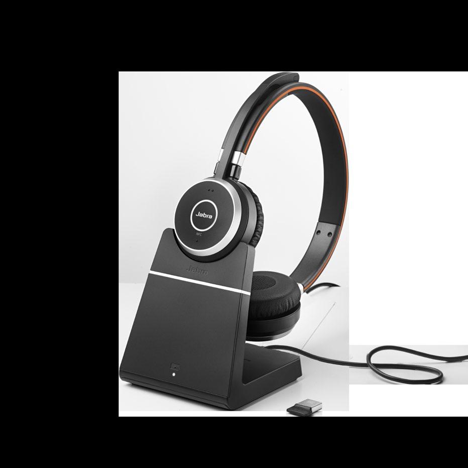 Evolve 65 Professional wireless headset with dual connectivity and amazing sound for calls and music Freedom to multi-task Hands-free, wireless connection for multitasking in the