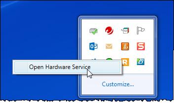 Install Raptor Hardware Service 1. On the Getting Started screen, click Install Hardware Service. 2.