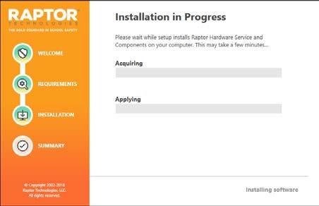 Any previous version of Raptor that is installed (vsoft or Raptor v6 with Hardware