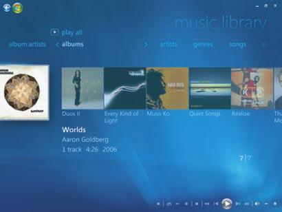 Using Music with Windows Media Center You can copy digital music files and organize a music library by using music library in the Windows Media Center or by using the Windows Media Player program.