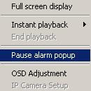OSD Adjustment Single-Right-Click video image area in