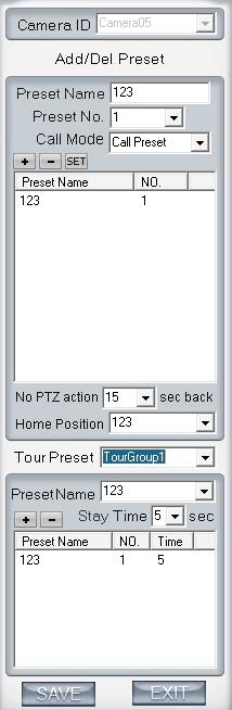 7. Auto tracking (On/Off) Press object automatically. button to use the PTZ camera tracking the floating 8.