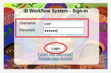 If the IB Workflow System application is closed by closing its browser tab/window, it can be