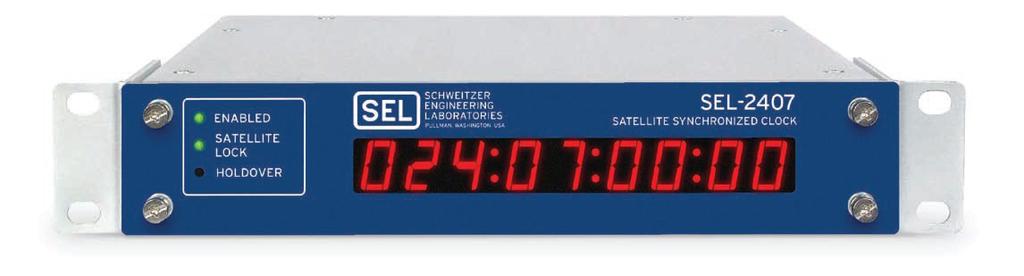 Power System SCADA Architecture Main Components SEL-2407 satellite-synchronized clock: Clock supporting the synchronization of time between controllers and IEDs as